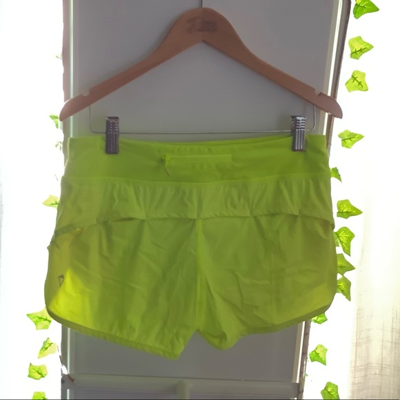 Ivivva neon yellow speed up shorts - Picture 4 of 6